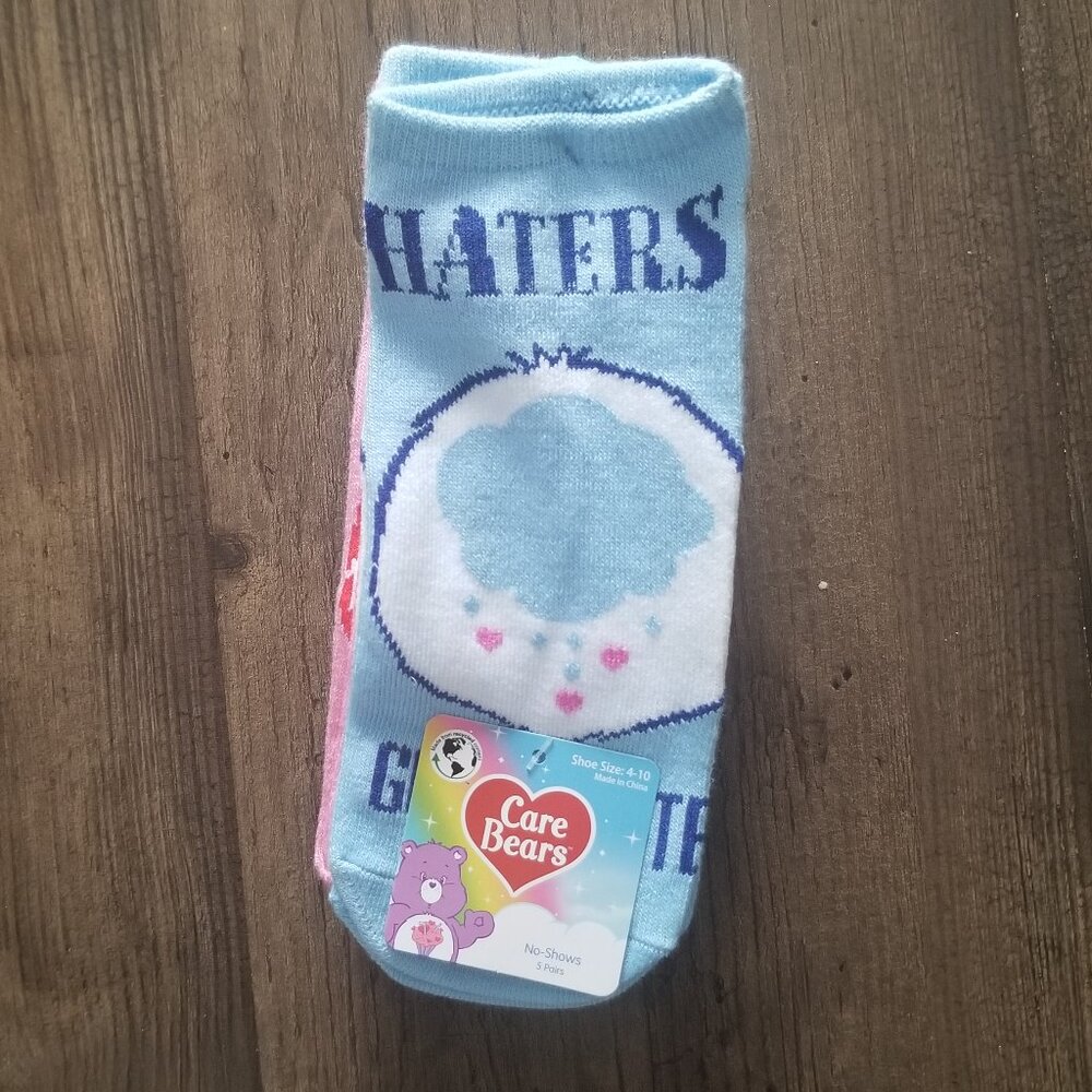 Care Bears 5 pack No Show Socks